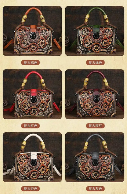 Mala Floral Elisa Vintage – Design Elegante de Alta Qualidade