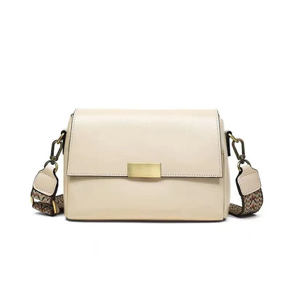 Bolsa Tiracolo Bianca em Couro Genuíno – Elegância Casual