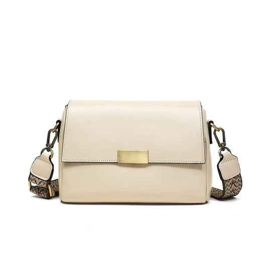 Sac bandoulière Bianca en cuir véritable – Élégance décontractée