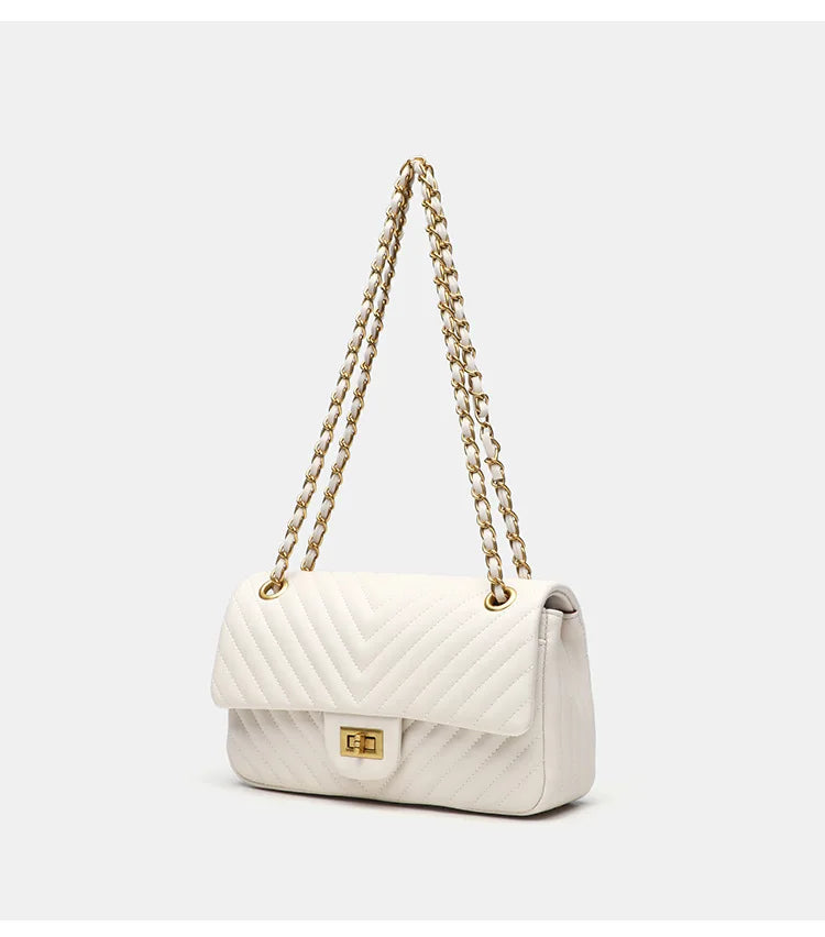Véronique Chain – Bolsa em Couro Genuíno
