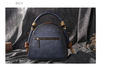 Sac coquillage oriental vintage Mei – Fabriqué en cuir véritable de qualité supérieure