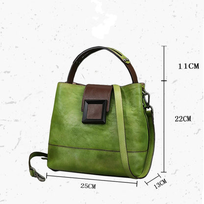 Sac seau Helena Vintage – Fabriqué en cuir véritable de première qualité