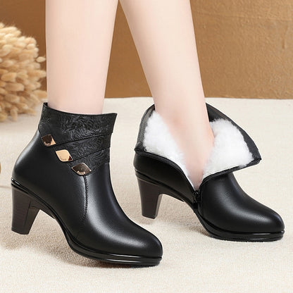 Brême - Bottes en cuir véritable