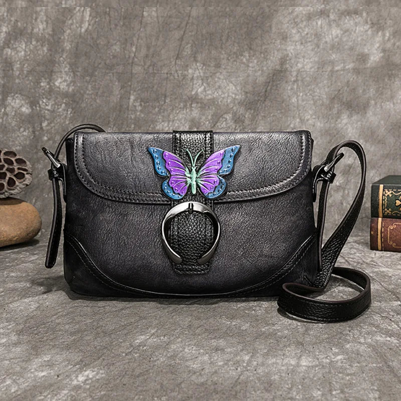 Sac Sofia Vintage Artistique – Fabriqué en cuir véritable de qualité supérieure