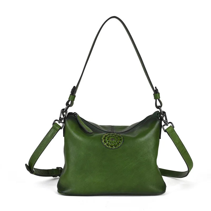 Sac Siena Vintage – En cuir véritable, compact 