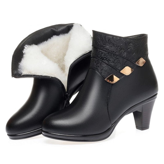 Brême - Bottes en cuir véritable