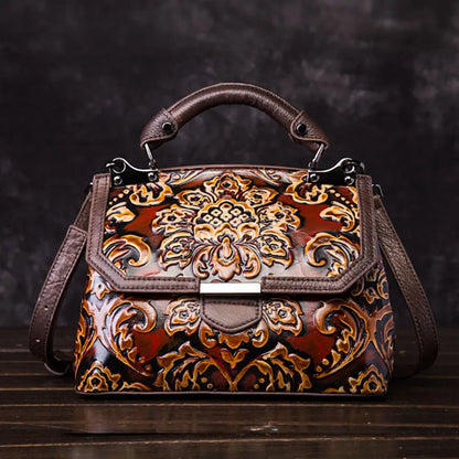 Mala Flap Aurora Vintage – Em Couro Genuíno Premium