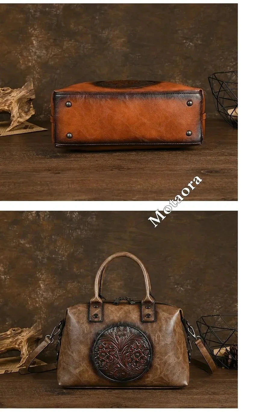 Sac Boston Carolina Vintage – Design élégant et de haute qualité