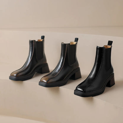 Bottes Ulia - Cuir véritable