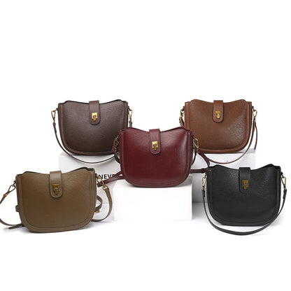 Schultertasche aus echtem weichem Premium-Leder