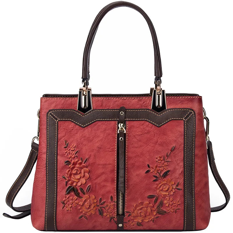 Sac Verona Box Vintage – Fabriqué en cuir véritable de première qualité 