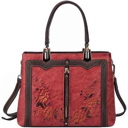 Sac Verona Box Vintage – Fabriqué en cuir véritable de première qualité 