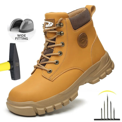 IronShield Pro – Botas de Segurança Impermeáveis com Biqueira de Aço