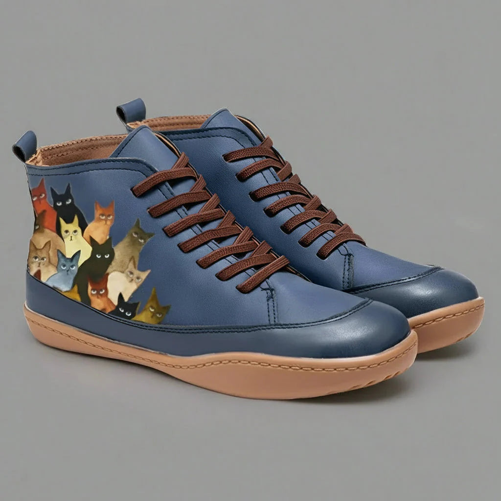 Bottes pour chats Ortopress CEMPAR Nouvelle version, style confort pour les amoureux des chats, avec une touche de charme