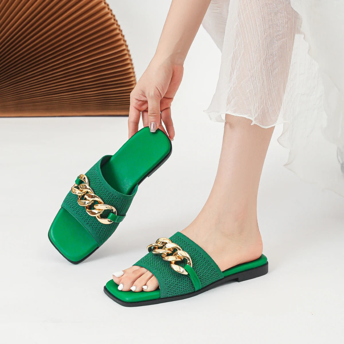 Isadora Pump Flat Tongs - Chaussures très élégantes et confortables
