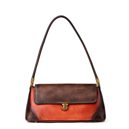 Sac Capri Vintage – Compact en cuir véritable 