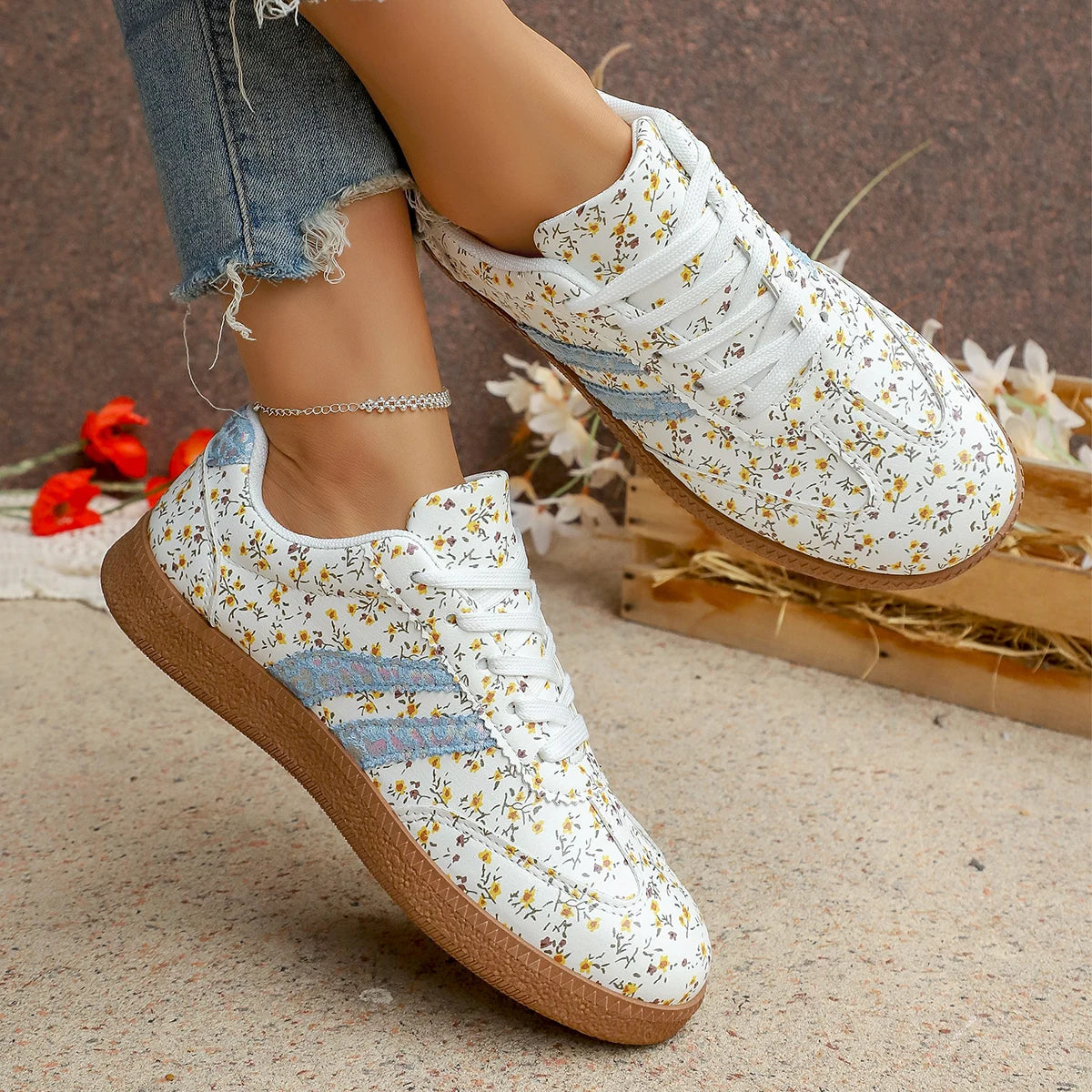Vivienne Fleur – Baskets fleuries