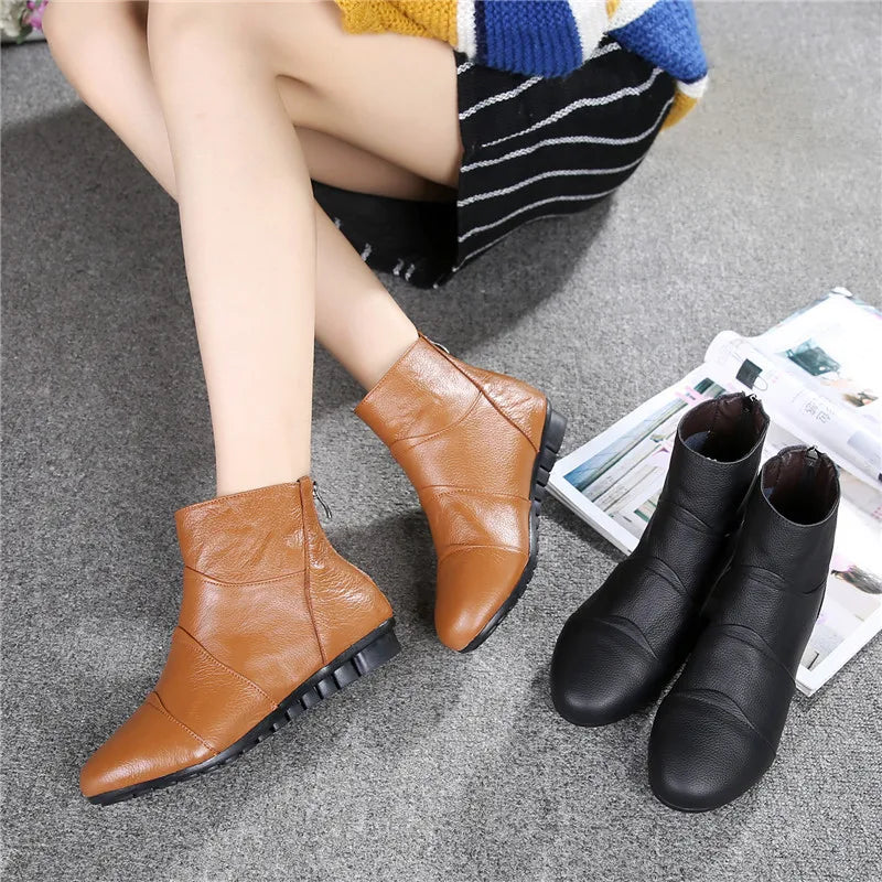 Bottes Tujliana - Cuir véritable