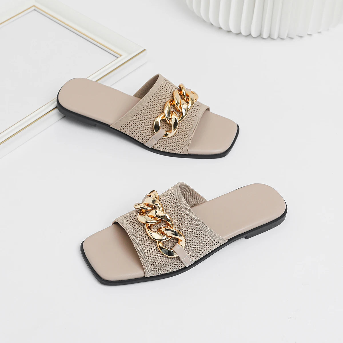 Isadora Pump Flat Tongs - Chaussures très élégantes et confortables
