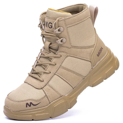 IronShield Pro – Botas de Segurança Impermeáveis com Biqueira de Aço