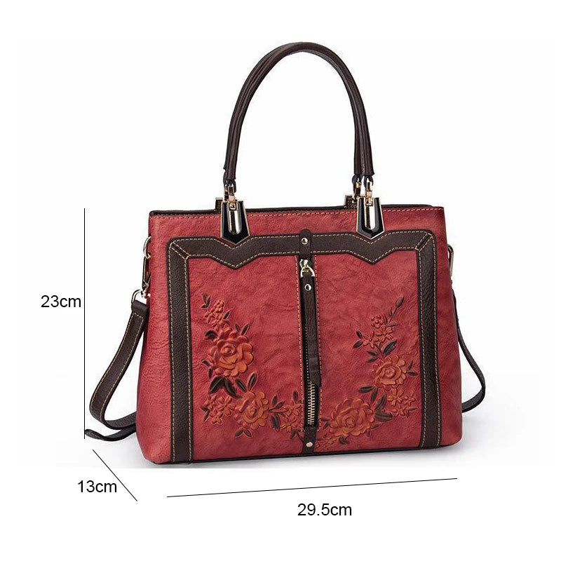 Sac Verona Box Vintage – Fabriqué en cuir véritable de première qualité 