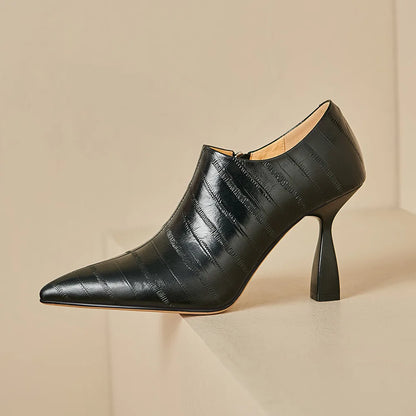 Tan Daux - Chaussure en cuir véritable et textile