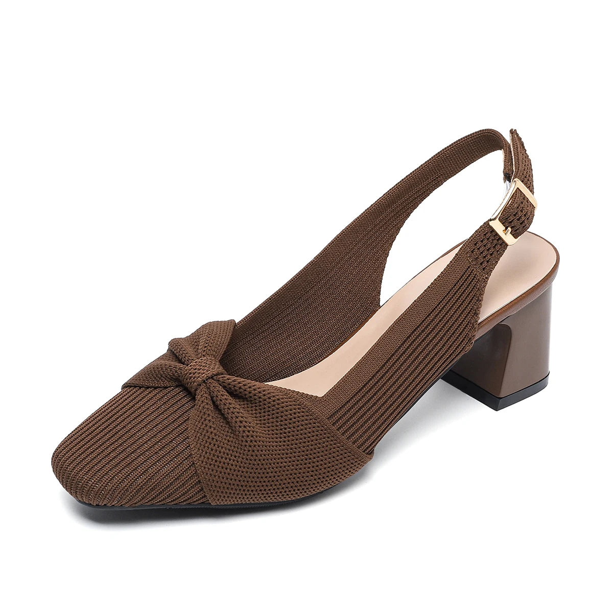 Valentina Rouge - Sapato Slingback Elegante de Salto Médio
