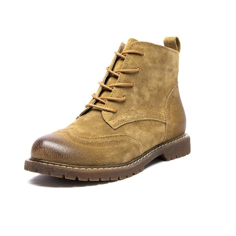 Bottines Roberta en daim souple véritable