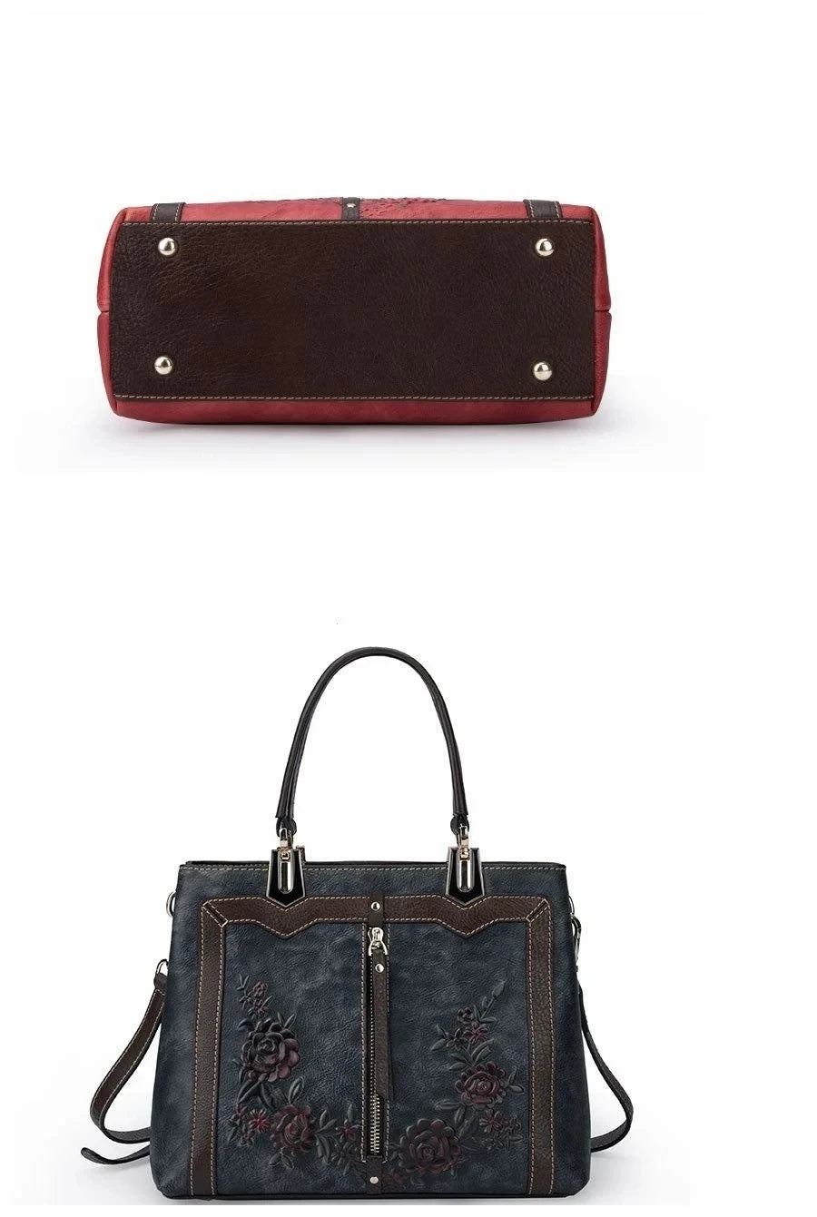 Sac Verona Box Vintage – Fabriqué en cuir véritable de première qualité 