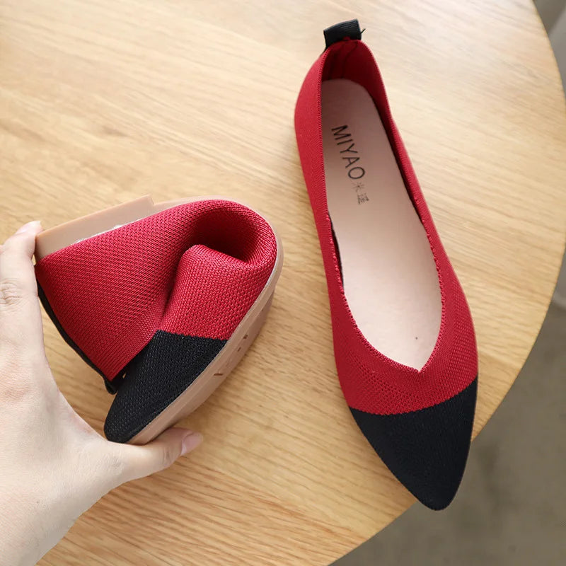 MIYAO - Chaussure de style ballerine (Super confortable)