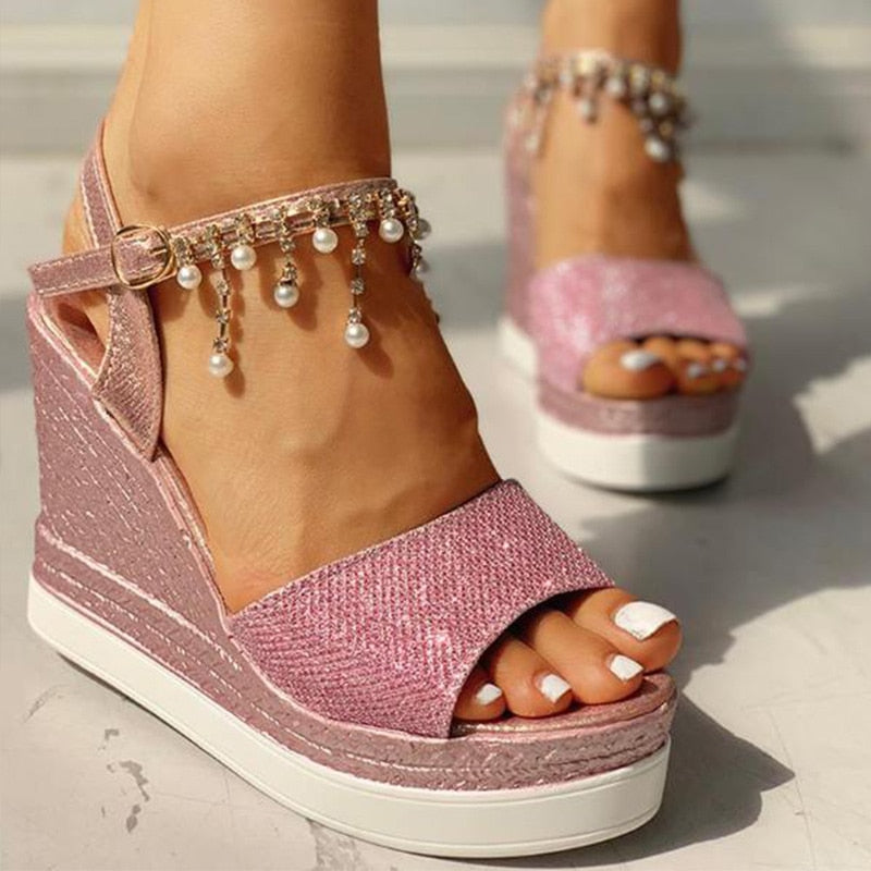 Sandale à plateforme - Pearl Stella