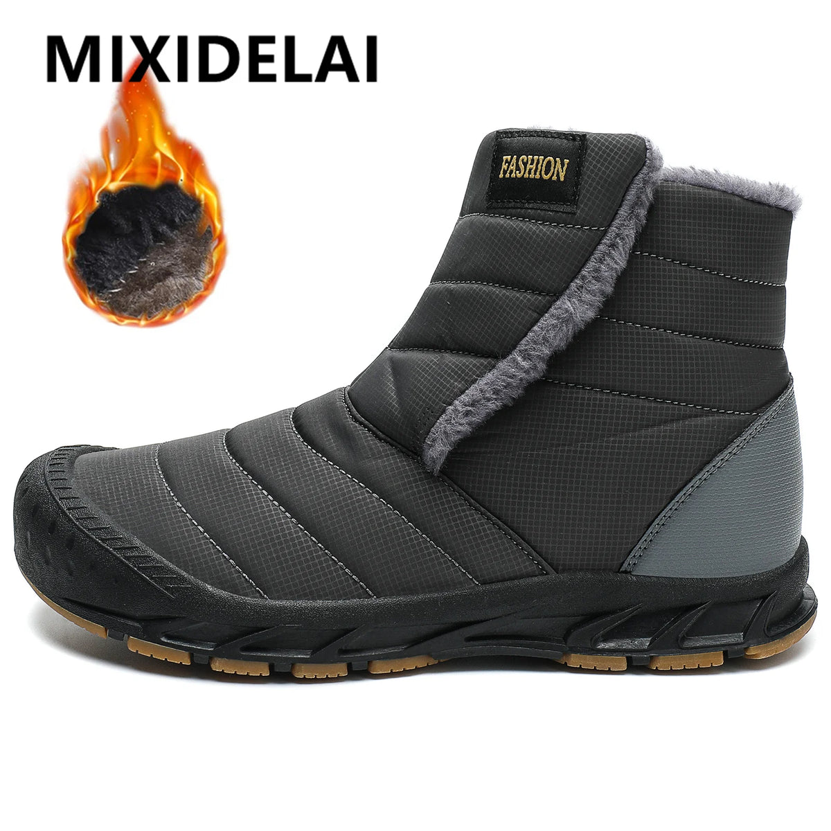 Hollowholt – Bota Homem com forro super quente e impermeável