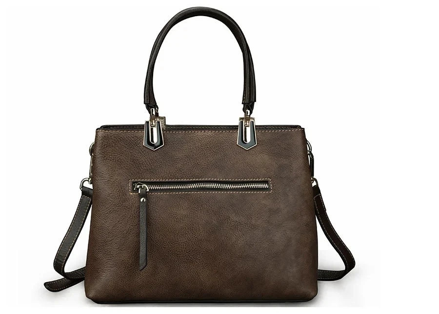 Sac Verona Box Vintage – Fabriqué en cuir véritable de première qualité 