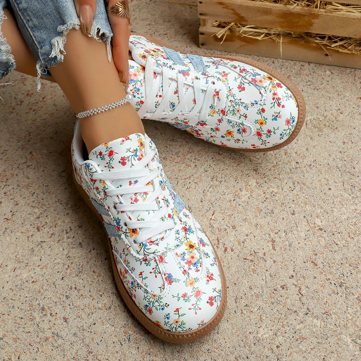 Vivienne Fleur – Baskets fleuries