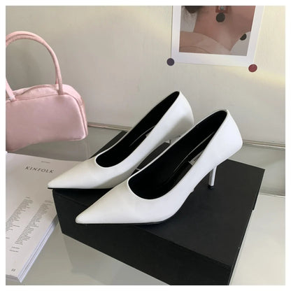 Sapatos de Salto Elegantes com Biqueira Fina – Sofisticação Intemporal