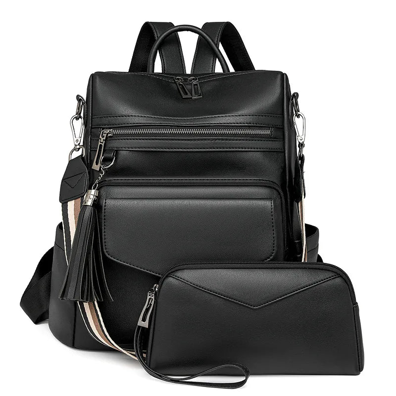 Sac à dos « Duo Fringe » – Style et polyvalence pour les voyages et le quotidien