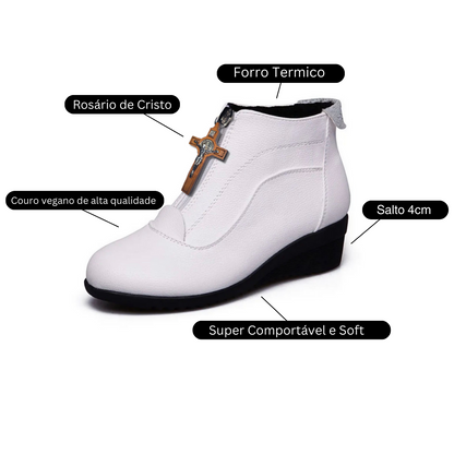 Botas GOD BLESS ( Com Detalhe Especial - Terço de Cristo )
