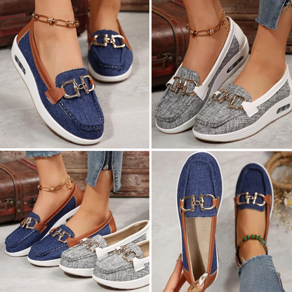 Cristina Marie - Mocassin décontracté pour femme, ultra confortable.