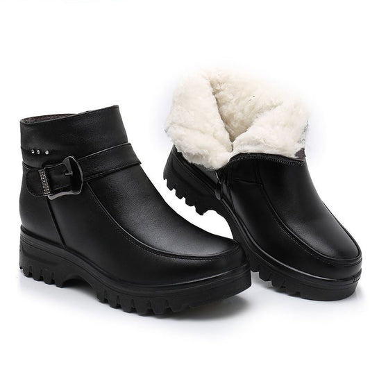 Bottes en cuir végétalien Celine™ 