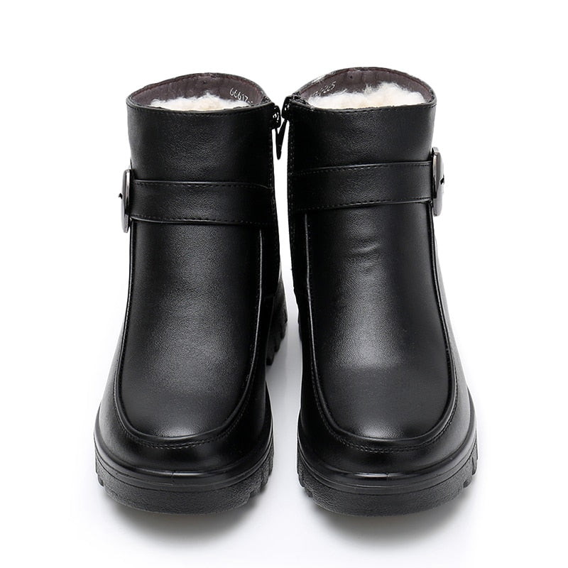 Bottes en cuir végétalien Celine™ 