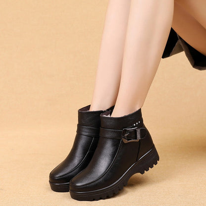 Bottes en cuir végétalien Celine™ 